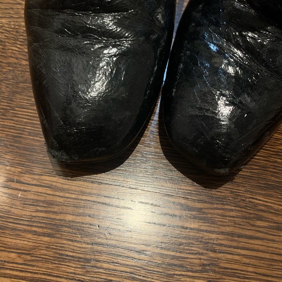 Dior boots . Patent leather and canvas - Picture 3 of 6